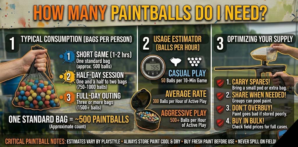 How Many Paintballs Do I Need