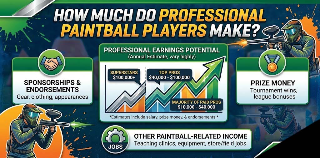 How Much Do Professional Paintball Players Make