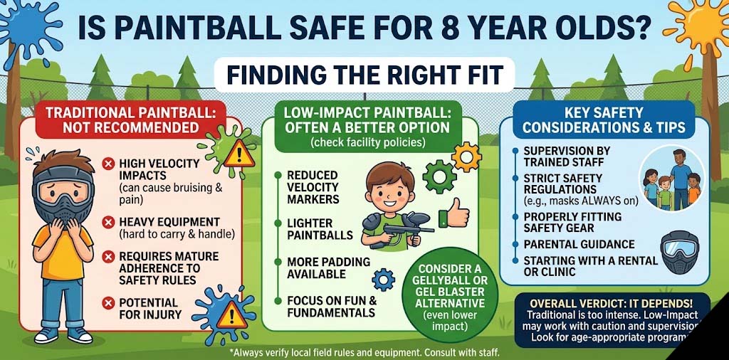 Is Paintball Safe For 8 Year Olds