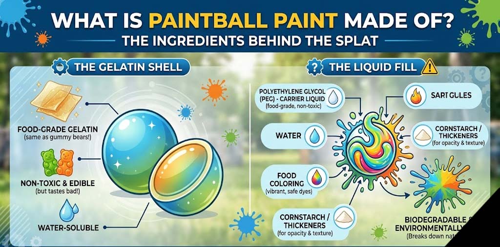What Is Paintball Paint Made Of